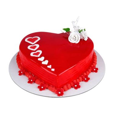 Shiny Heart Cake